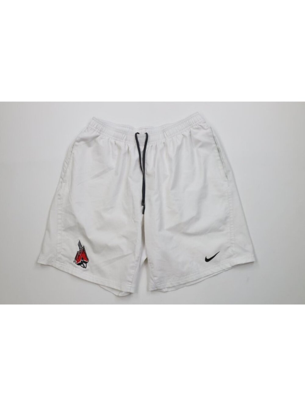 Nike Mens Size Large Team Issued Ball State University Football Shorts White